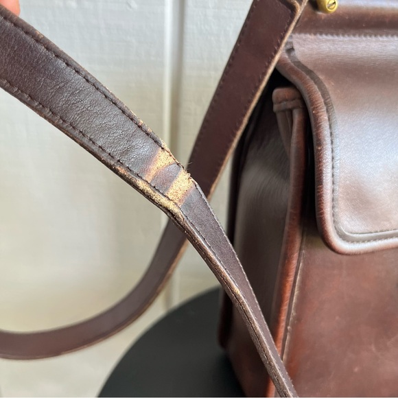 Vintage Coach 9930 Murphy Crossbody Bag in Mahogany Leather - Picture 6 of 10